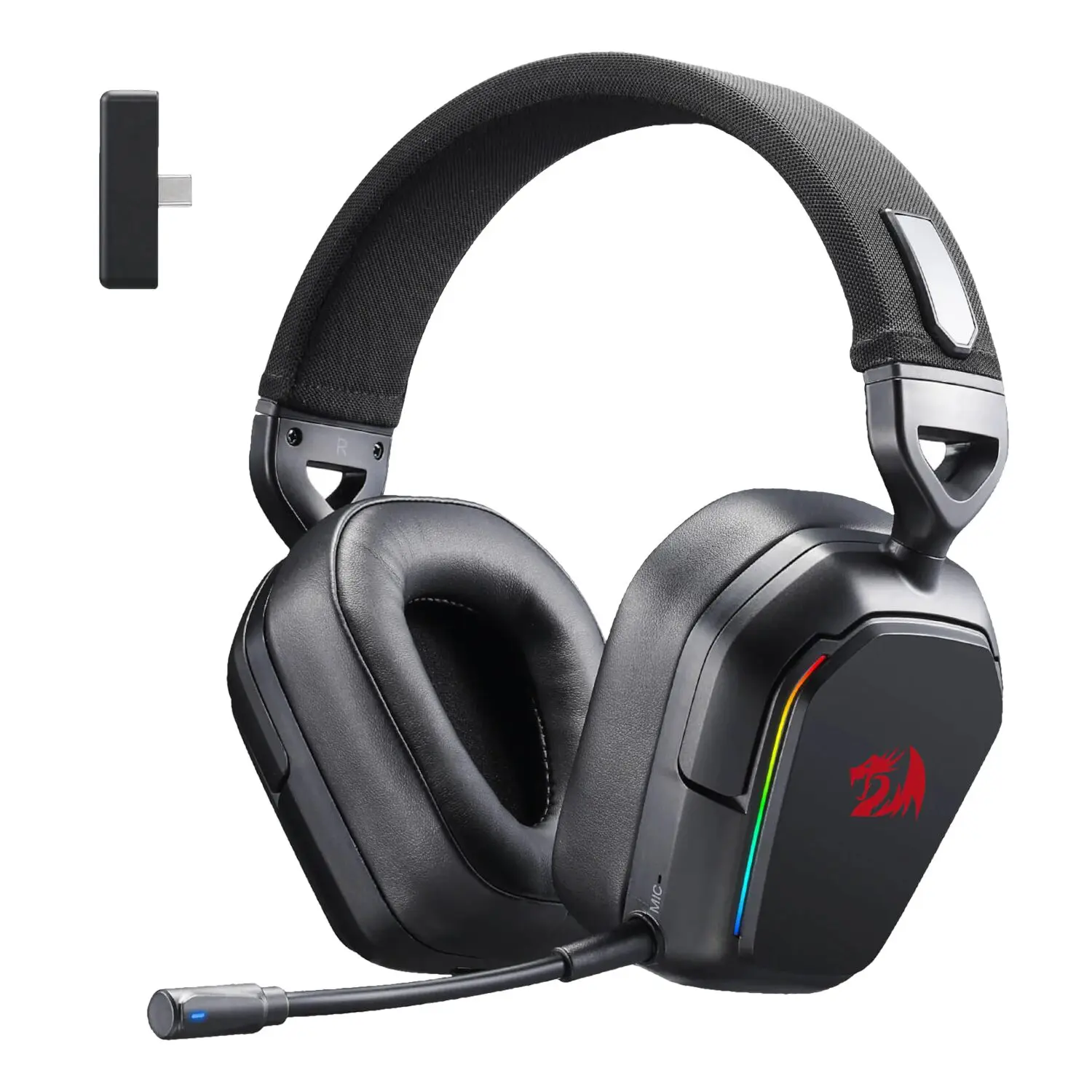 RD-H868-WR-01 Redragon H868 RGB Wireless Gaming Headset - Black
