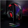 Redragon HA300 Scepter Pro RGB Headset Stand with USB Hub (4 x USB 2.0, RGB Lighting)