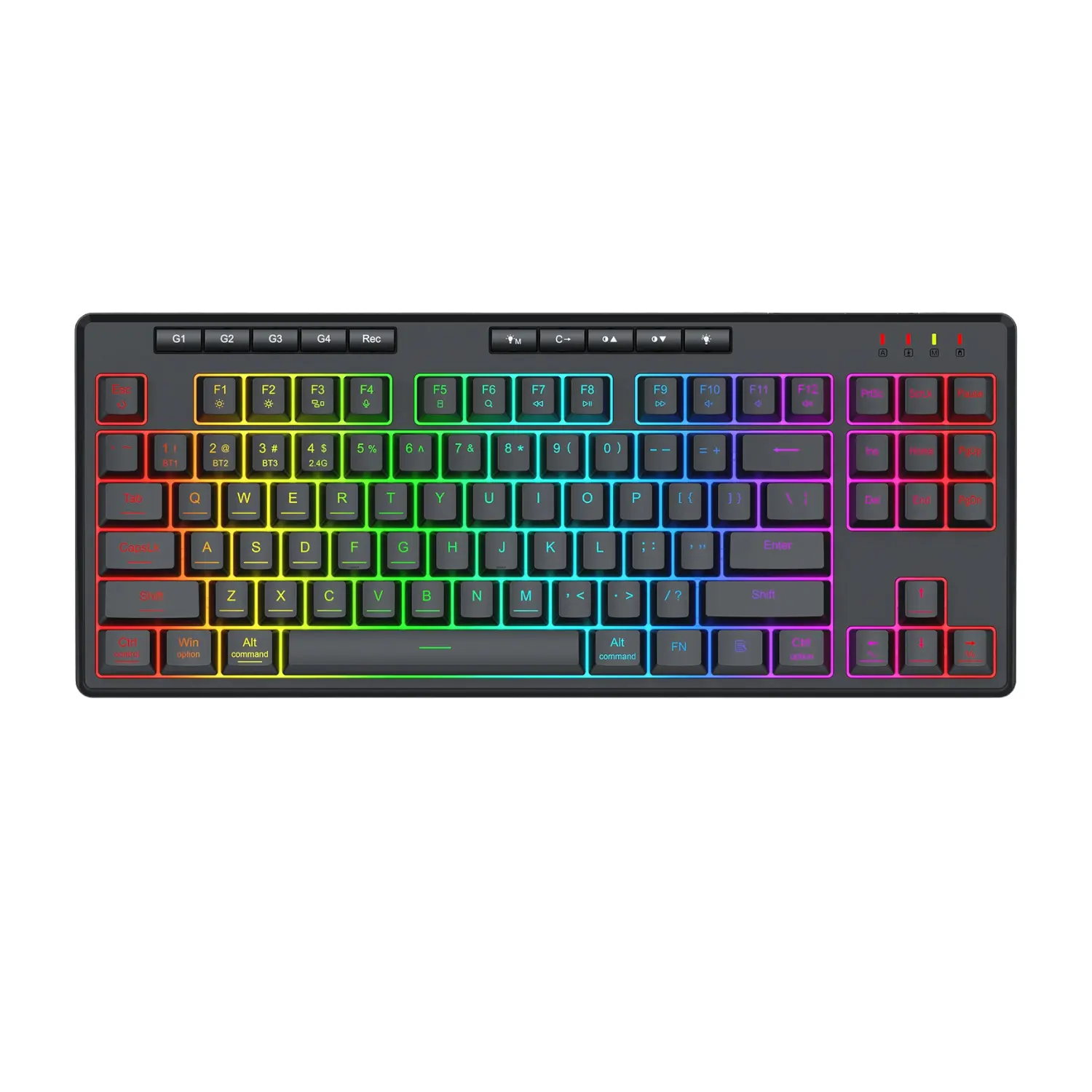 RD-K516RGB-PRO Redragon-KB-Shiva-Pro-WRS-Black Main Redragon SHIVA PRO Wireless keyboard - Black