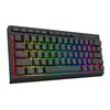 Redragon SHIVA K522 PRO RGB Wireless Gaming Keyboard- Black