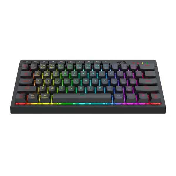 Redragon SHIVA K522 PRO RGB Wireless Gaming Keyboard- Black