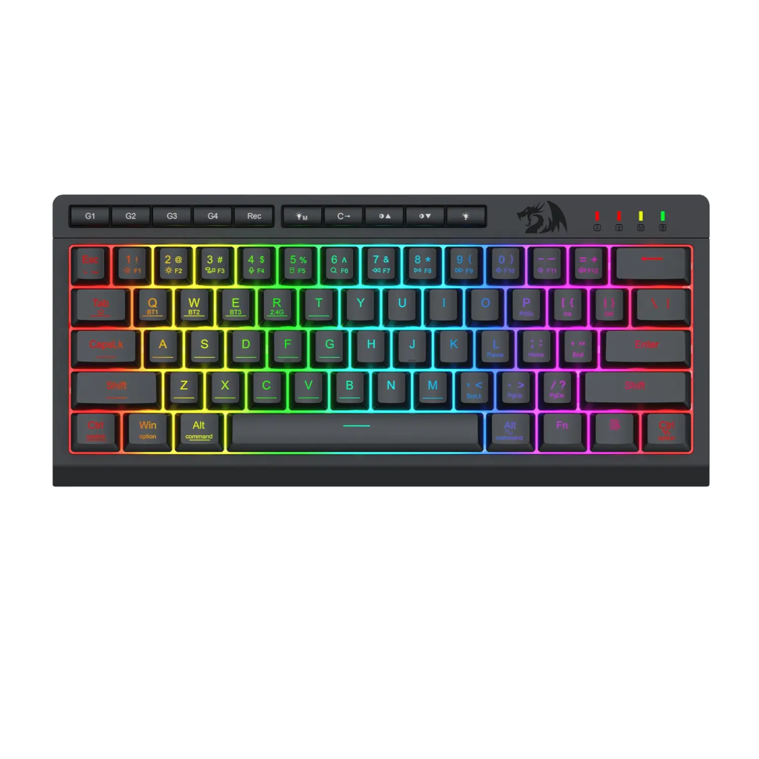 RD-K522RGB-PRO Redragon-SHIVA-K522-PRO-RGB-Wireless-Gaming-Keyboard-Black Main Redragon SHIVA K522 PRO RGB Wireless Gaming Keyboard- Black