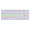 REDRAGON KUMARA Mechanical 87 Key|RGB Backlit Gaming Keyboard - White