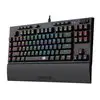 Redragon K588 RGB Pro BROADSWORD TKL Mechanical Wired Gaming Keyboard - Black
