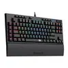 Redragon K588 RGB Pro BROADSWORD TKL Mechanical Wired Gaming Keyboard - Black