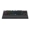 Redragon K588 RGB Pro BROADSWORD TKL Mechanical Wired Gaming Keyboard - Black
