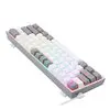 Redragon K617 FIZZ 60% Wired RGB Gaming Keyboard - White/Grey