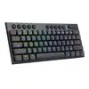 REDRAGON Horus Mini 61Key Red Switch RGB Low Profile Gaming Mechanical Keyboard - Black