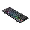 REDRAGON Horus Mini 61Key Red Switch RGB Low Profile Gaming Mechanical Keyboard - Black