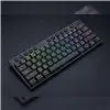 REDRAGON Horus Mini 61Key Red Switch RGB Low Profile Gaming Mechanical Keyboard - Black