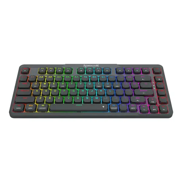 Redragon AETHER K706 PRO Wireless Mechanical Keyboard (75% Layout, Tri-Mode, Gasket Mount, Low-Profile Red Switches)