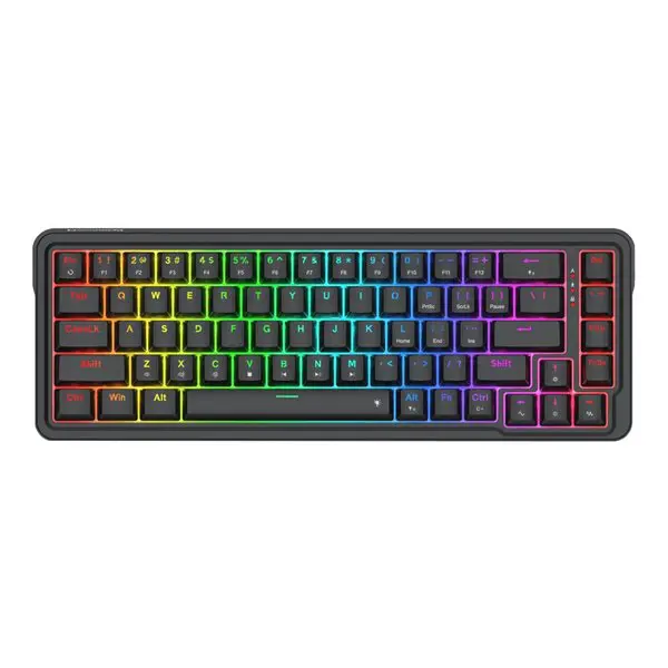 Redragon NOVA K709 65% Wired Gasket RGB Gaming Keyboard - Black