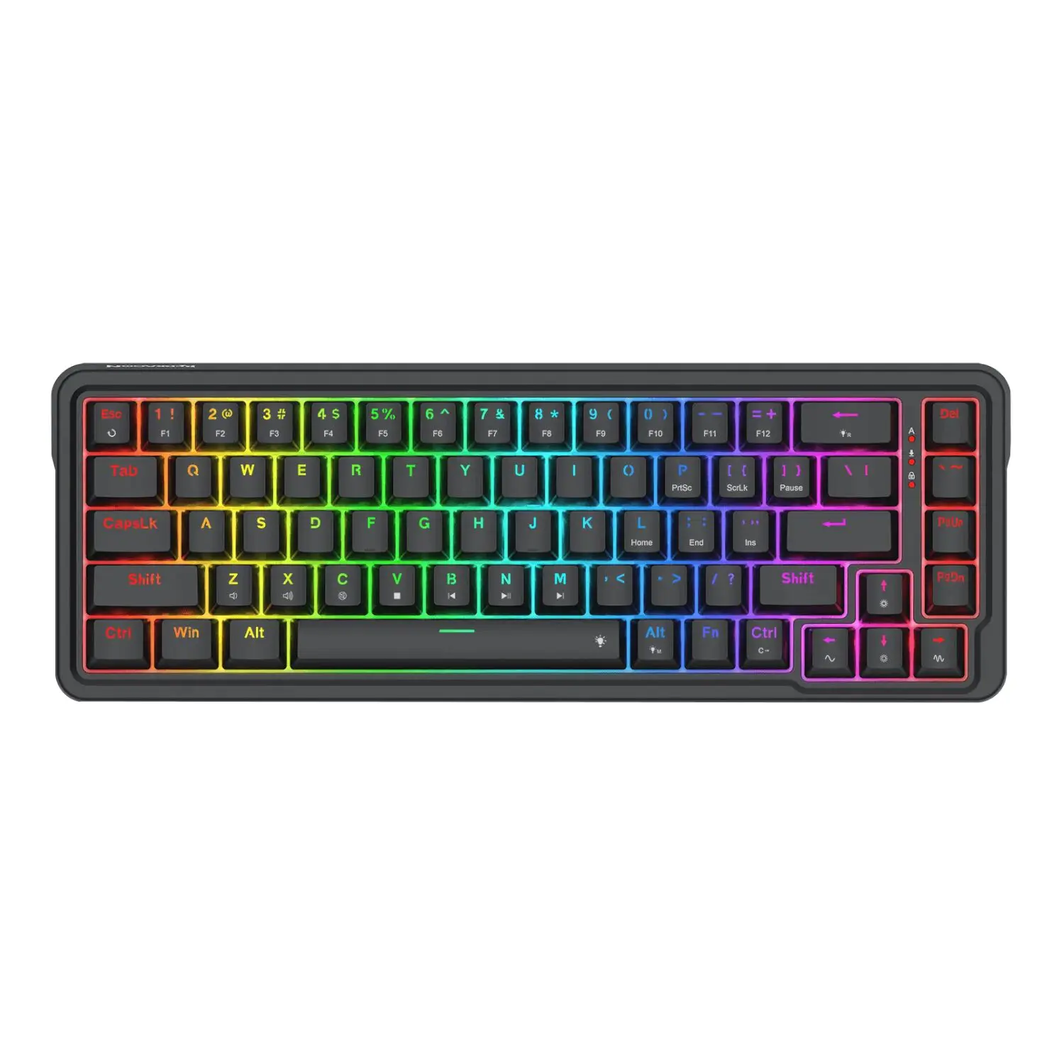 RD-K709-RGB-WR-02 Redragon NOVA K709 65% Wired Gasket RGB Gaming Keyboard - Black