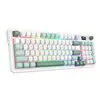 Redragon K719WGB GALATIN RGB PRO Full sized Wireless Gaming Keyboard - White