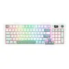 Redragon K719WGB GALATIN RGB PRO Full sized Wireless Gaming Keyboard - White