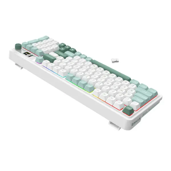 Redragon K719WGB GALATIN RGB PRO Full sized Wireless Gaming Keyboard - White