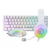 REDRAGON 3IN1 MS|HS|KB WIRED COMBO - WHITE