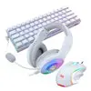 REDRAGON 3IN1 MS|HS|KB WIRED COMBO - WHITE