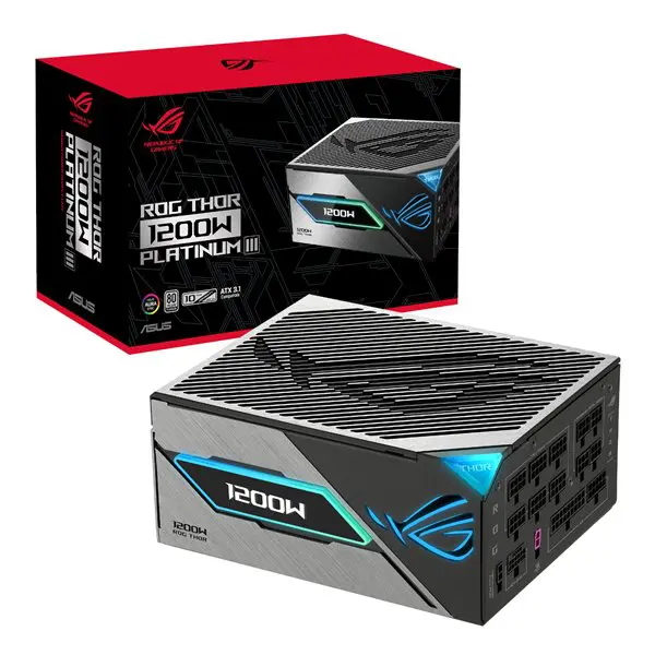 Asus ROG Thor 1200W 80 PLUS Platinum III ATX Modular Power Supply
