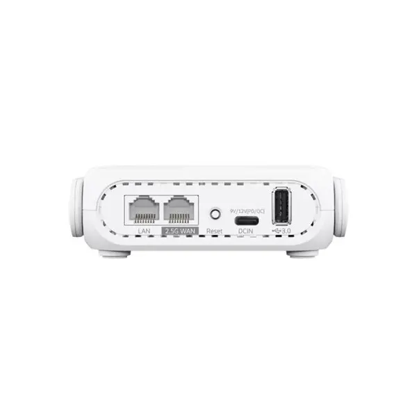 ASUS Go Wi-Fi 7 Dual-Band Travel Router with 5G - White