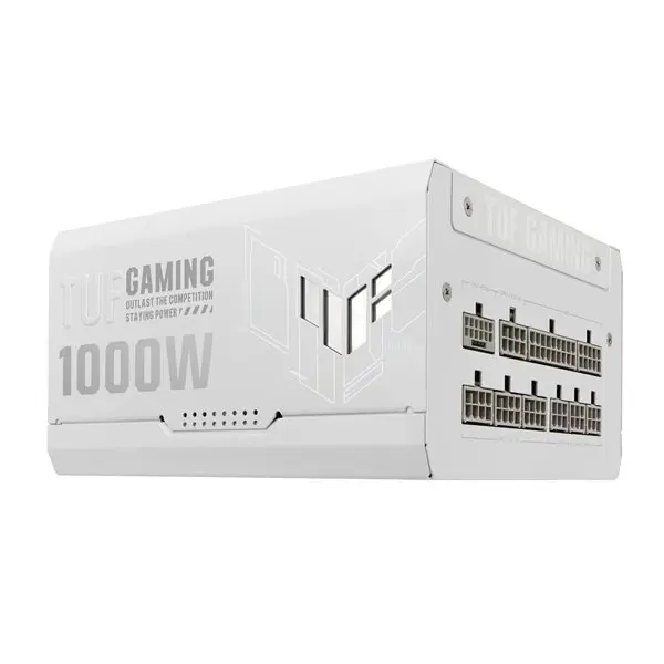 Asus TUF Gaming 1000W 80 PLUS Gold ATX Modular Power Supply - White