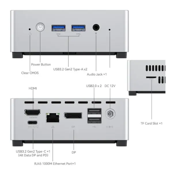 MINISFORUM UN100S Intel N100 Processor Barebone