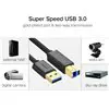UGREEN US210 USB-A Printer Cable 2M - Black