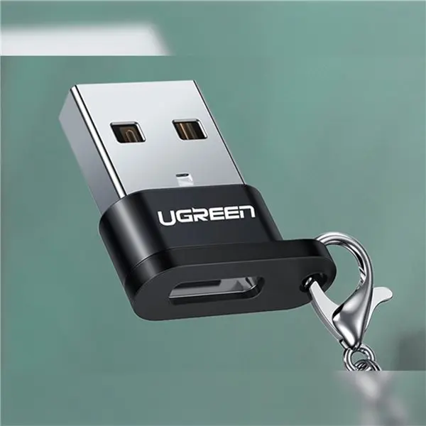 UGREEN USB A Male to USB Type-C Female Adapter (Black)