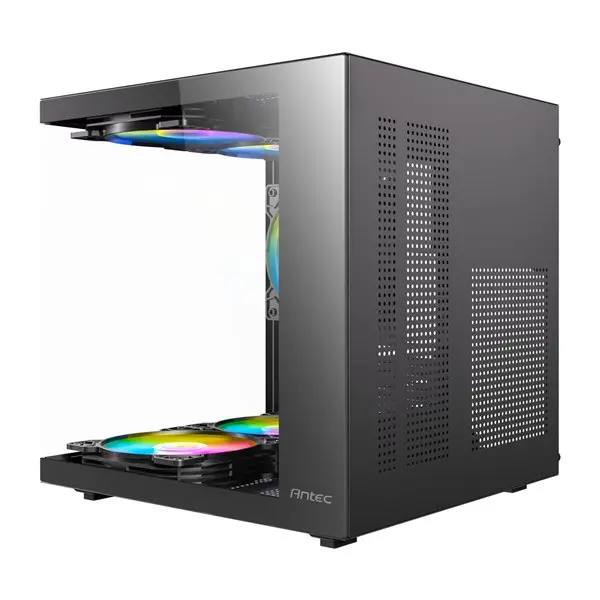 Antec VCX10M ARGB Micro-ATX | ITX Mini-Tower Gaming Chassis - Black