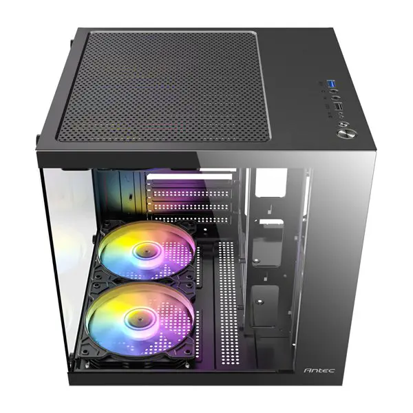 Antec VCX10M ARGB Micro-ATX | ITX Mini-Tower Gaming Chassis - Black