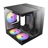 Antec VCX10M ARGB Micro-ATX | ITX Mini-Tower Gaming Chassis - Black