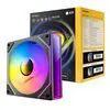 Antec VISION PWM 120mm ARGB Reverse Infinity Mirror Case Fan 3 Pack Black