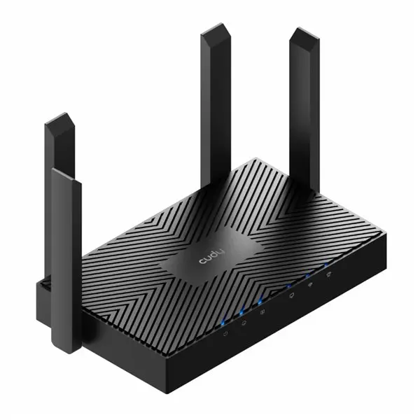 Cudy AX3000 5-Port Gigabit Dual-Band Wi-Fi 6 Mesh Router – Black