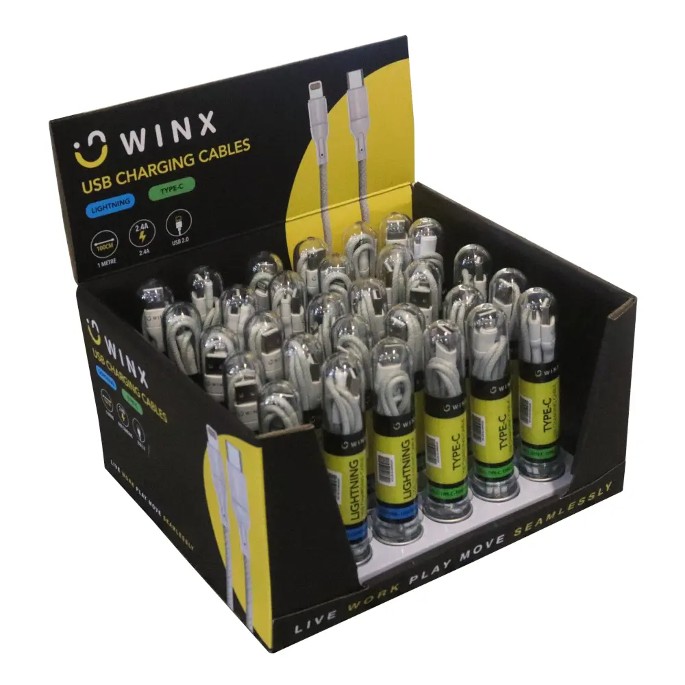 WX-CB103CLSET wr 01 WINX USB to Type-C|Lightning Charging Cables