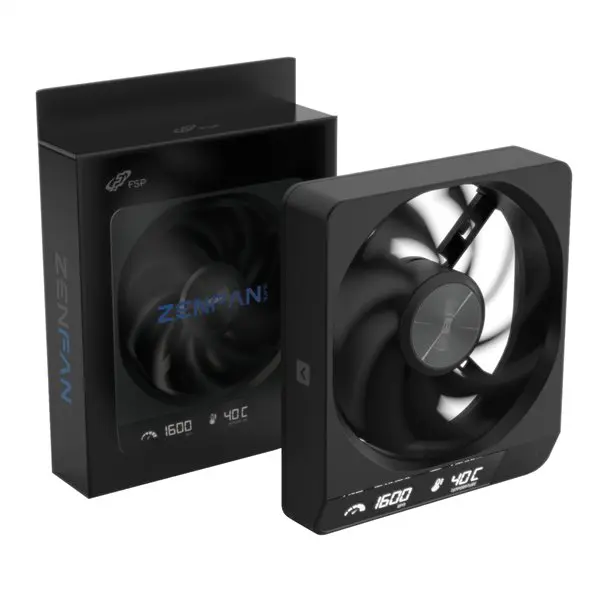 FSP ZENFAN 120mm PWM Smart Fan - Black