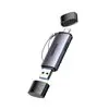 UGREEN CM185-50706 2-in-1 OTG Card Reader | Type-C | USB-A - Silver