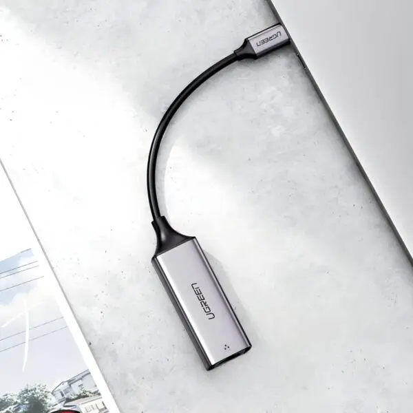 UGREEN CM199-50737 Type-C to Gigabit Ethernet Adapter - Silver