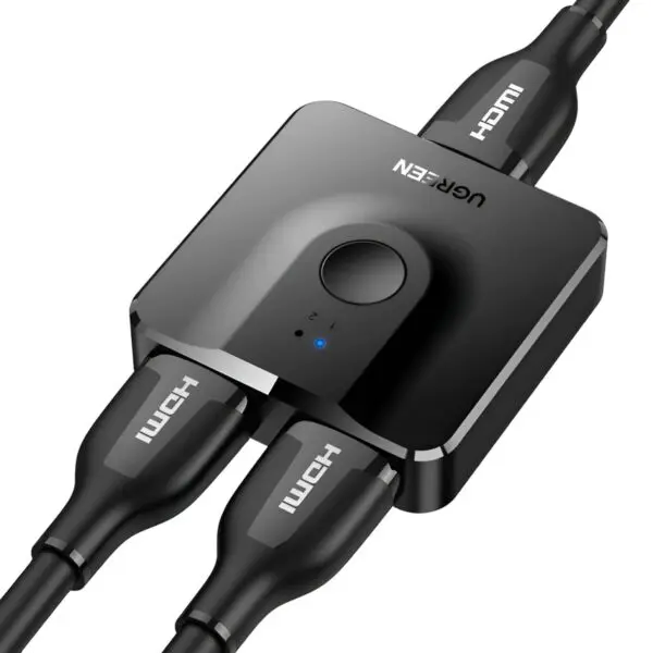 UGREEN CM217-50966 2-in-1 Bi-Directional 4K HDMI Switcher - Black