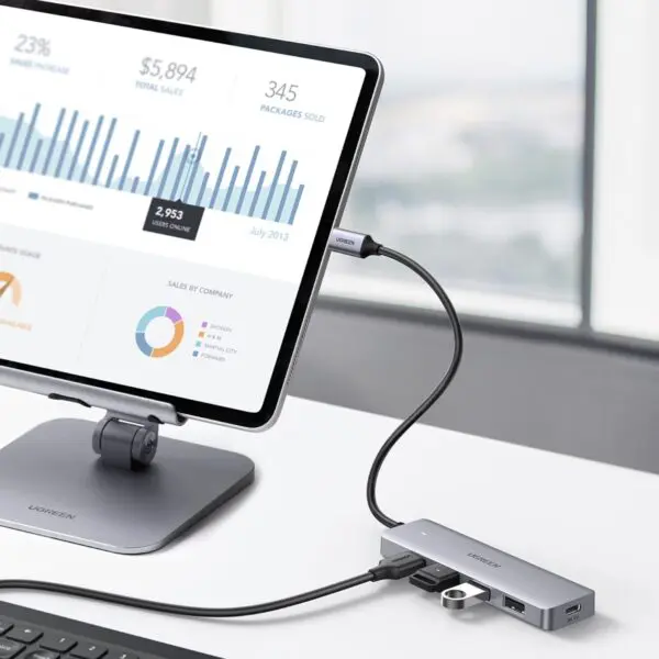 UGREEN 4-in-1 Type-C Hub | USB 3.0 | Type-C