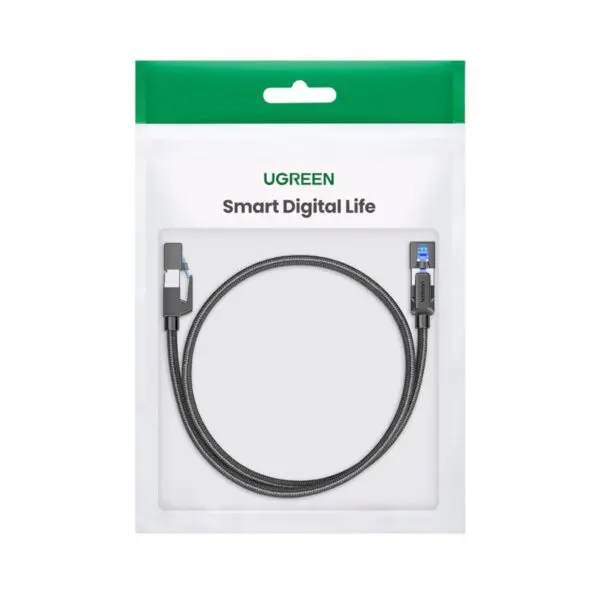 UGREEN Cat8 Nylon Braided Ethernet Cable - 40Gbps with Modular Plugs - 2m