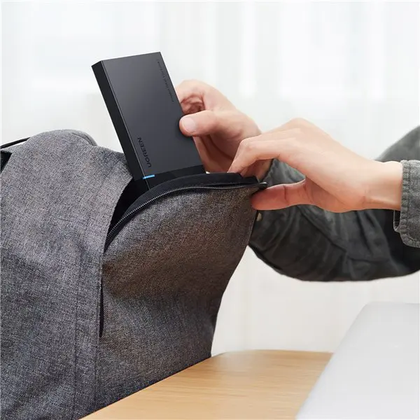 UGREEN USB 3.0 to 2.5” SATA Hard Drive Enclosure (Non-Detachable Cable)