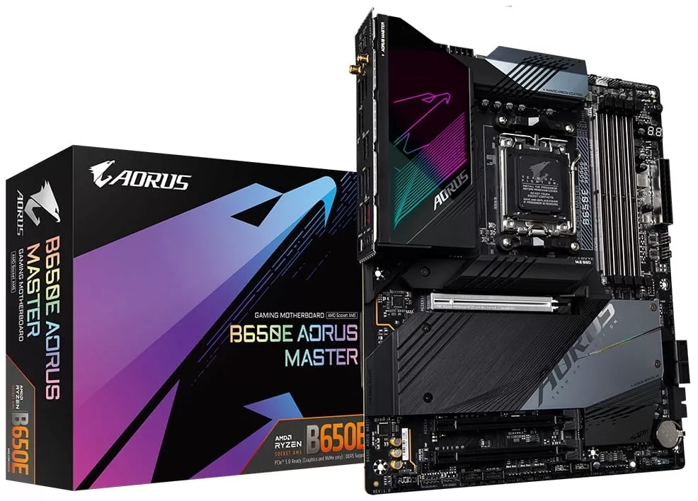 GIGABYTE Z790 AORUS Master (LGA 1700/ Intel Z790/ EATX/ DDR5/ 5* M.2/ PCIe  5.0/ USB 3.2 Gen2X2 Type-C/Intel WiFi 6E/ Marvell AQtion 10GbE LAN/Q-Flash  Plus/EZ-Latch Plus/placa-mãe para jogos)