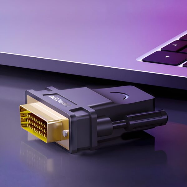 UGREEN 20124-20124 DVI (24+1) Male to HDMI Female Adapter - Black