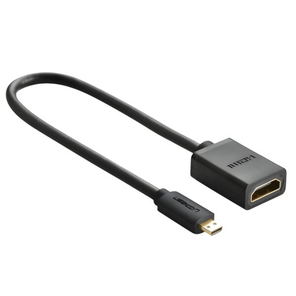 UGREEN 20134-20134 Micro HDMI Male to HDMI Female Adapter - Black