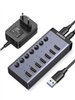 UGREEN 7 in 1 USB 3.0 Hub-Grey