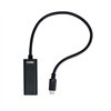 Port USB Type-C to RJ45 5Gbps 30cm Adapter - Black