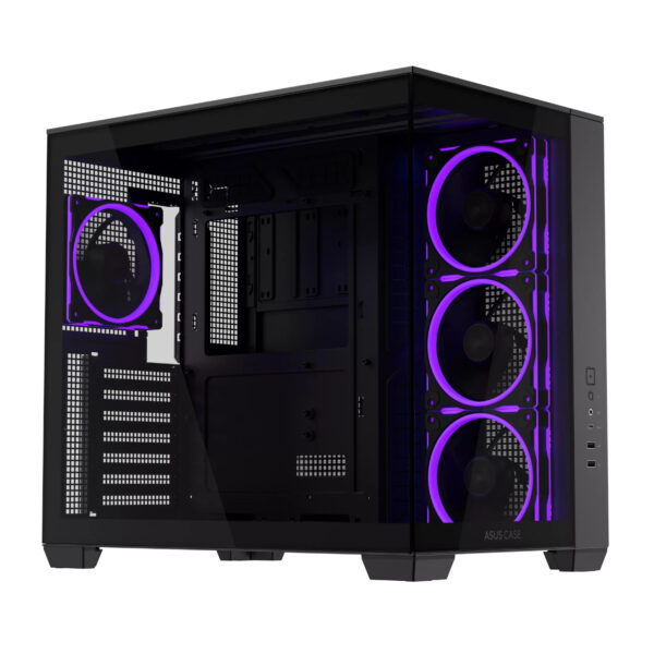 Asus A32 PLUS ARGB ATX Gaming Chassis – Black