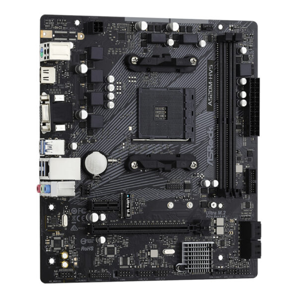 ASRock A520M-HVS AMD AM4 M-ATX Motherboard