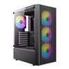 Antec AX27 RGB ELITE ATX Gaming Chassis - Black