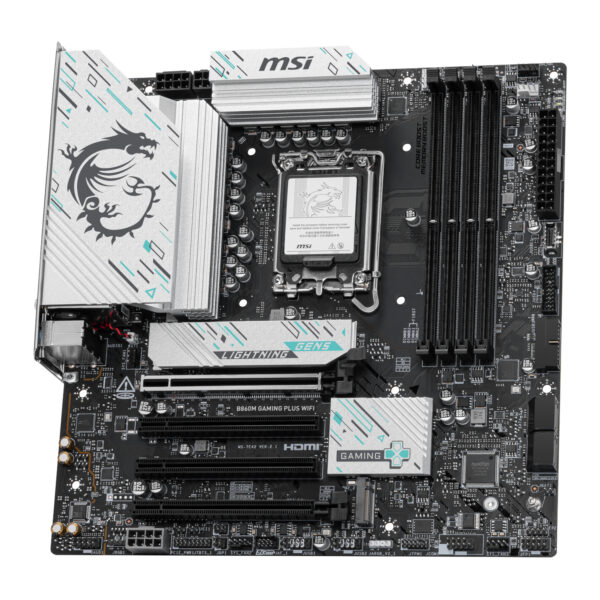 MSI B860M Gaming PLUS WIFI Intel LGA1851 DDR5 M-ATX Motherboard
